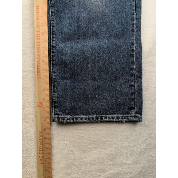 Levi's Premium 568 Loose Straight Medium Wash Men's Jeans 36x32 NWT MSRP $98 - Picture 4 of 14